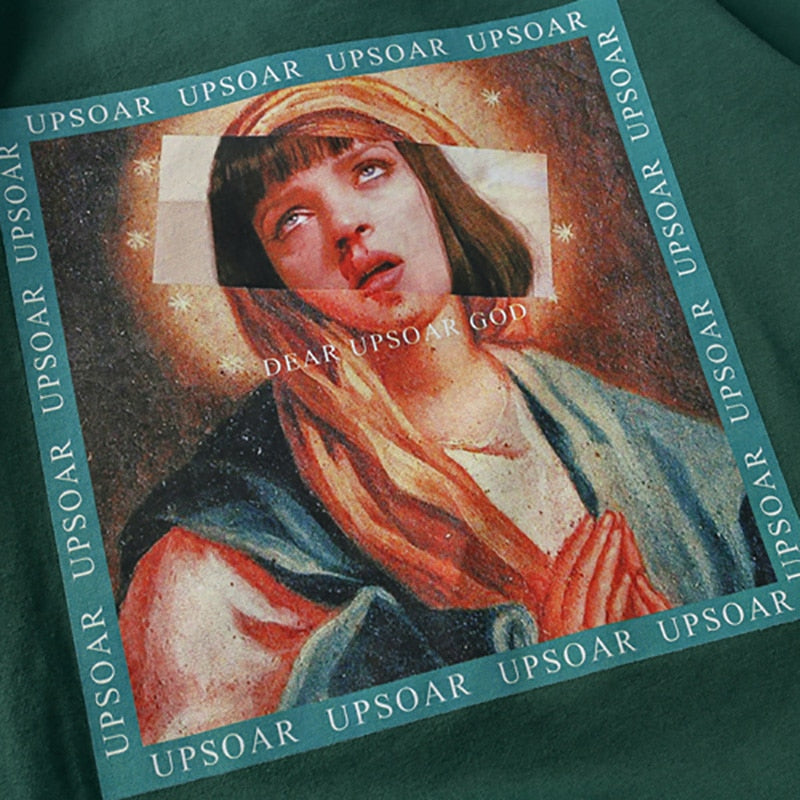 Virgin Mary Men's T-ShirtsFunny Printed Short Sleeve Tshirts Summer Hip Hop T Shirt Streetwear Casual Cotton Tops Tees New | Vimost Shop.