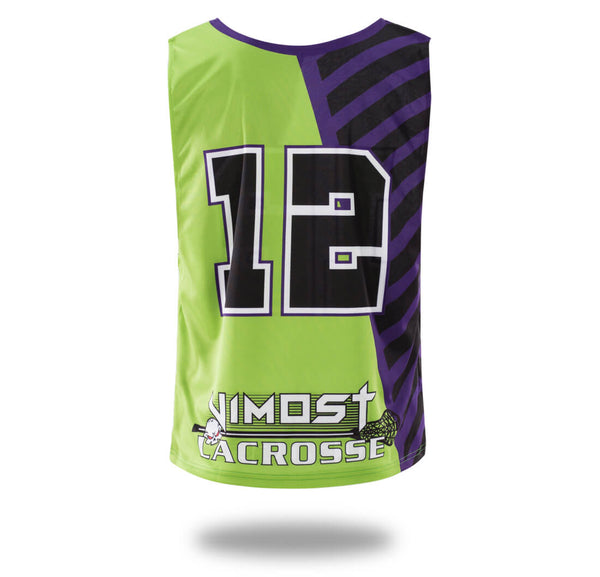 Sublimated White Green Design lacrosse Reversible And Shorts | Vimost Shop.