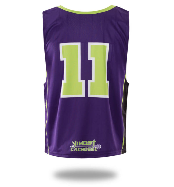 Purple White Color Design Vimost Lacrosse Pinnes And Shorts | Vimost Shop.