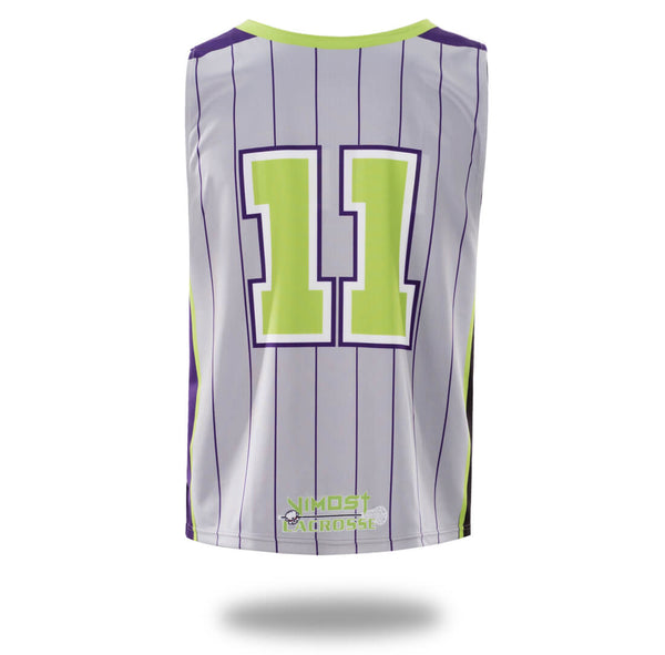 Purple White Color Design Vimost Lacrosse Pinnes And Shorts | Vimost Shop.