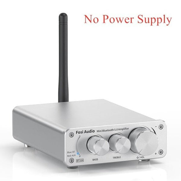 Audio BT10A Bluetooth 5.0 Stereo Amplifier Receiver Class D Mini HiFi Integrated Amp for Home Speakers 50W*2 Treble & Bass - Vimost Shop