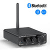Audio BT10A Bluetooth 5.0 Stereo Amplifier Receiver Class D Mini HiFi Integrated Amp for Home Speakers 50W*2 Treble & Bass - Vimost Shop