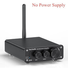 Audio BT10A Bluetooth 5.0 Stereo Amplifier Receiver Class D Mini HiFi Integrated Amp for Home Speakers 50W*2  Treble & Bass