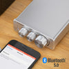 Audio BT10A Bluetooth 5.0 Stereo Amplifier Receiver Class D Mini HiFi Integrated Amp for Home Speakers 50W*2 Treble & Bass - Vimost Shop