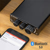 Audio BT10A Bluetooth 5.0 Stereo Amplifier Receiver Class D Mini HiFi Integrated Amp for Home Speakers 50W*2 Treble & Bass - Vimost Shop
