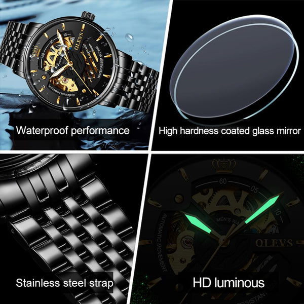 Automatic Mechanical Men Watch Japan Movement Top Brand Casual Luxury Dress Business Wrist watch Relojes de hombre - Vimost Shop