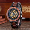 Automatic Mechanical Wristwatch Wood Watches Men Luxury Fashion Luminous Hands Timepiece Gift reloje para hombre - Vimost Shop