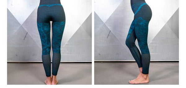 Autumn Camo Yoga Leggings High Elastics Pants For Women High Waist Hips Lifting Fashion Trousers Energy Fitness Sports Tracksuit - Vimost Shop