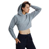 Autumn Cotton Yoga Sports Hooded Sweatshirt Fashion Solid Long Sleeve Crop Top Loose Hoodie Running Jogging Sportswear Outdoor - Vimost Shop