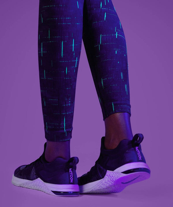 Autumn Fluorescence Seamless Yoga Suit Fashion Workout Push Up Gym Fitness Tracksuit Tank Crop Top Leggings Two Piece Set Outfit - Vimost Shop