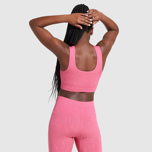 Autumn Fluorescence Seamless Yoga Suit Fashion Workout Push Up Gym Fitness Tracksuit Tank Crop Top Leggings Two Piece Set Outfit - Vimost Shop