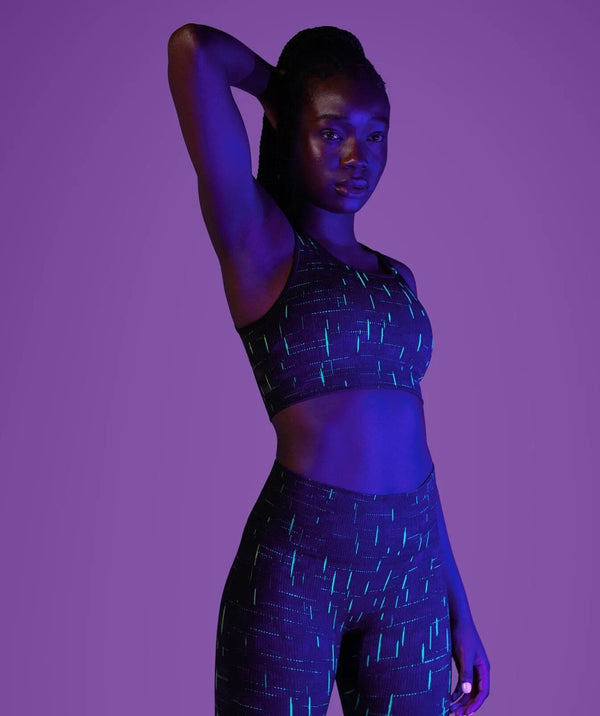 Autumn Fluorescence Seamless Yoga Suit Fashion Workout Push Up Gym Fitness Tracksuit Tank Crop Top Leggings Two Piece Set Outfit - Vimost Shop