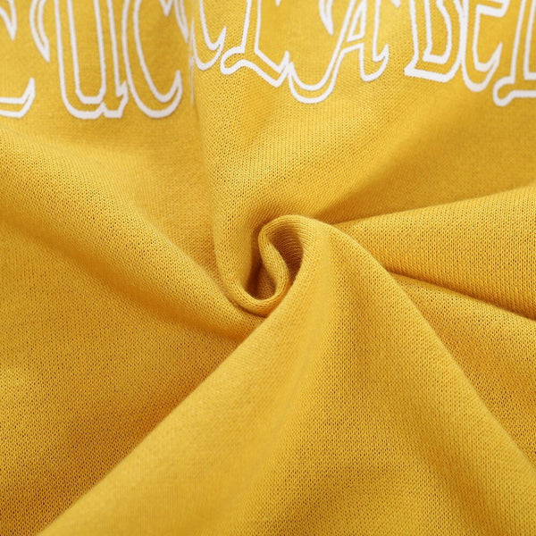 Autumn Letter Print Two Piece Tracksuit Set Casual Gym Sportswear Running Work Out Outfits Long Sleeve Crop Top Shorts Suit - Vimost Shop