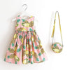 Baby Girls Dress Summer Brand Kids Clothes Toddler Dress with Bag Robe Enfant Christmas Dress - Vimost Shop