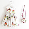 Baby Girls Dress Summer Brand Kids Clothes Toddler Dress with Bag Robe Enfant Christmas Dress - Vimost Shop