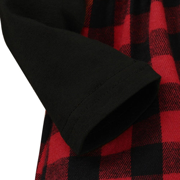 Baby Girls Red Plaid Dress Toddler Kids Lovely Party Pleated Dresses Christmas Outfits Fairy Baby Infant Girls Tartan Dress D30 - Vimost Shop