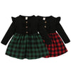 Baby Girls Red Plaid Dress Toddler Kids Lovely Party Pleated Dresses Christmas Outfits Fairy Baby Infant Girls Tartan Dress D30 - Vimost Shop