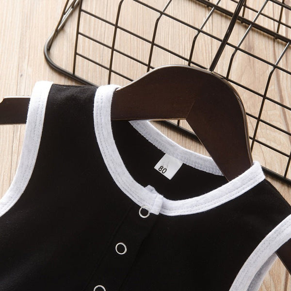 Baby Romper Summer Cotton Casual Infant Boys Jumpsuits Sleeveless pocket Newborns Girls Clothing Baby Costume - Vimost Shop