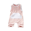 Baby Romper Summer Cotton Casual Infant Boys Jumpsuits Sleeveless pocket Newborns Girls Clothing Baby Costume - Vimost Shop
