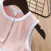 Baby Romper Summer Cotton Casual Infant Boys Jumpsuits Sleeveless pocket Newborns Girls Clothing Baby Costume - Vimost Shop