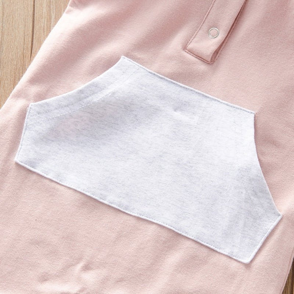 Baby Romper Summer Cotton Casual Infant Boys Jumpsuits Sleeveless pocket Newborns Girls Clothing Baby Costume - Vimost Shop