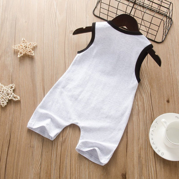 Baby Romper Summer Cotton Casual Infant Boys Jumpsuits Sleeveless pocket Newborns Girls Clothing Baby Costume - Vimost Shop