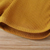 Baby Toddler Children Pajamas Clothing Set Solid Color T-shirt Shorts Two Piece Kids Home Lounge Clothes Girl Boy Sleepwear - Vimost Shop