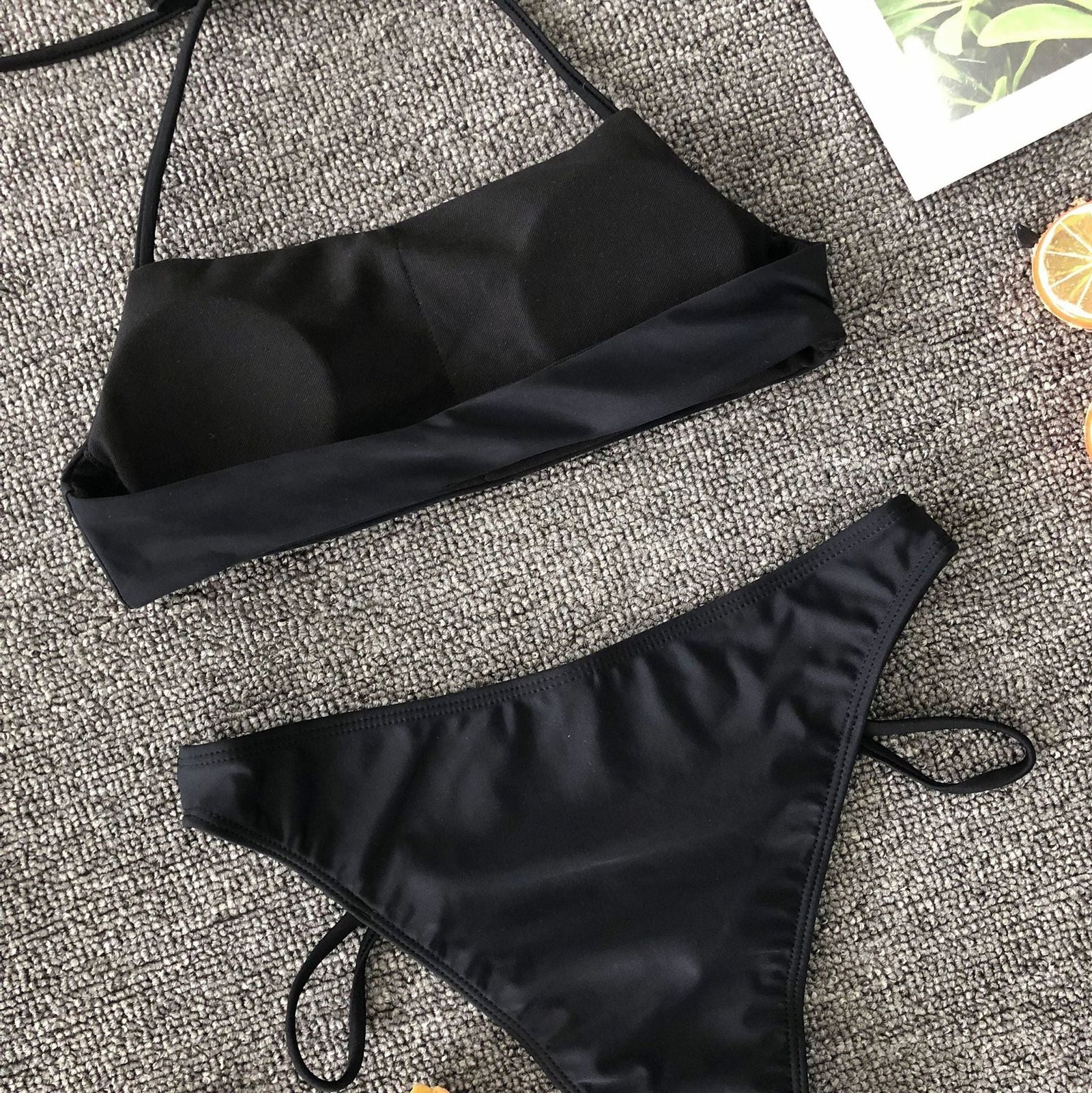 Back Lace Up Bikini Set Swimming Suit Women High Quality Two Piece Swimsuit Female Swimwear Hot Sale Beachwear Bathing Suits - Vimost Shop