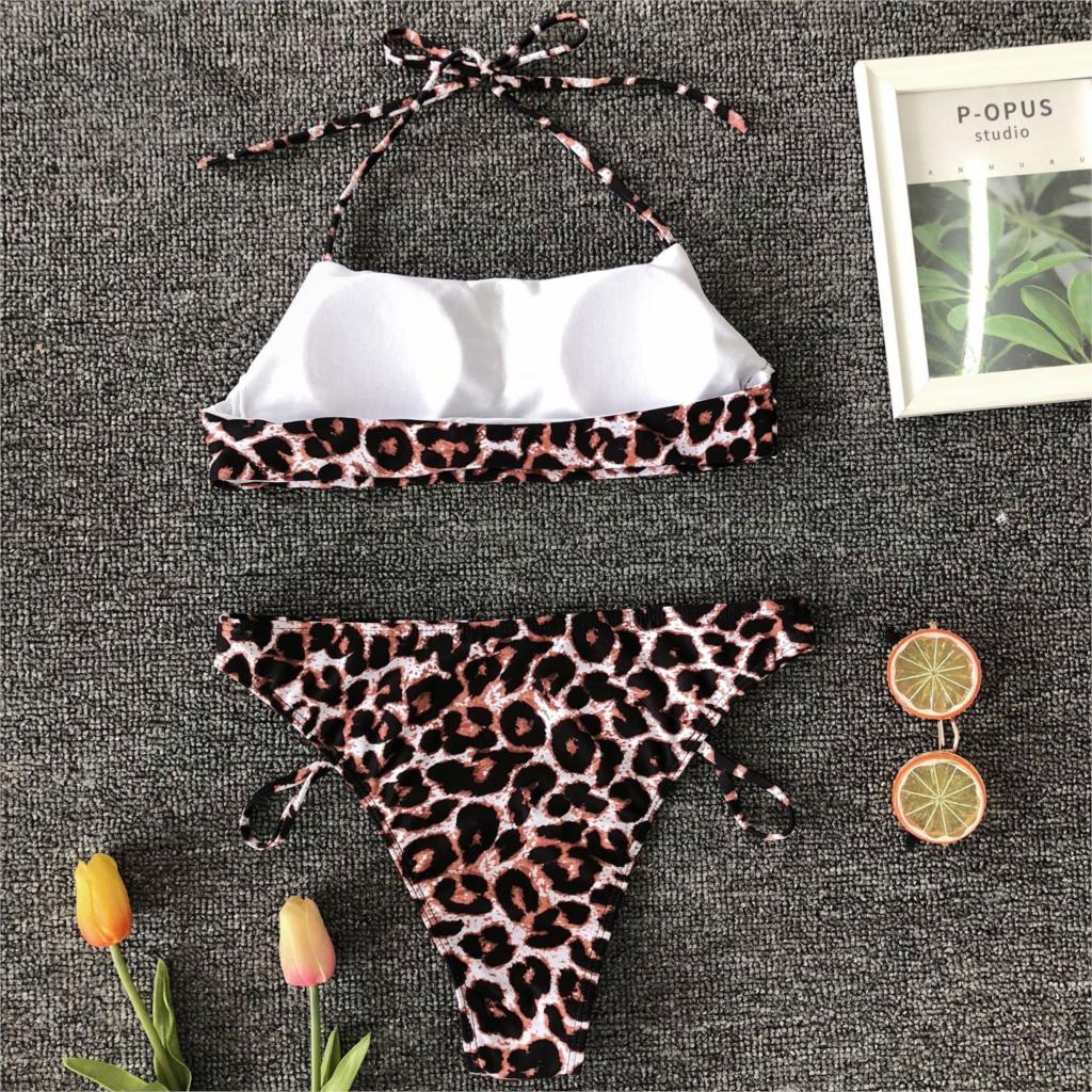 Back Lace Up Bikini Set Swimming Suit Women High Quality Two Piece Swimsuit Female Swimwear Hot Sale Beachwear Bathing Suits - Vimost Shop