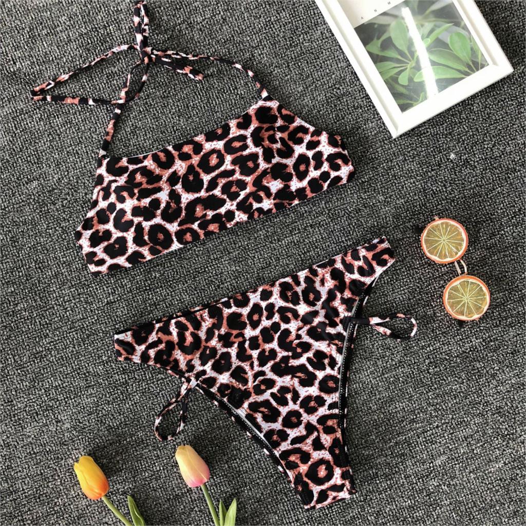 Back Lace Up Bikini Set Swimming Suit Women High Quality Two Piece Swimsuit Female Swimwear Hot Sale Beachwear Bathing Suits - Vimost Shop