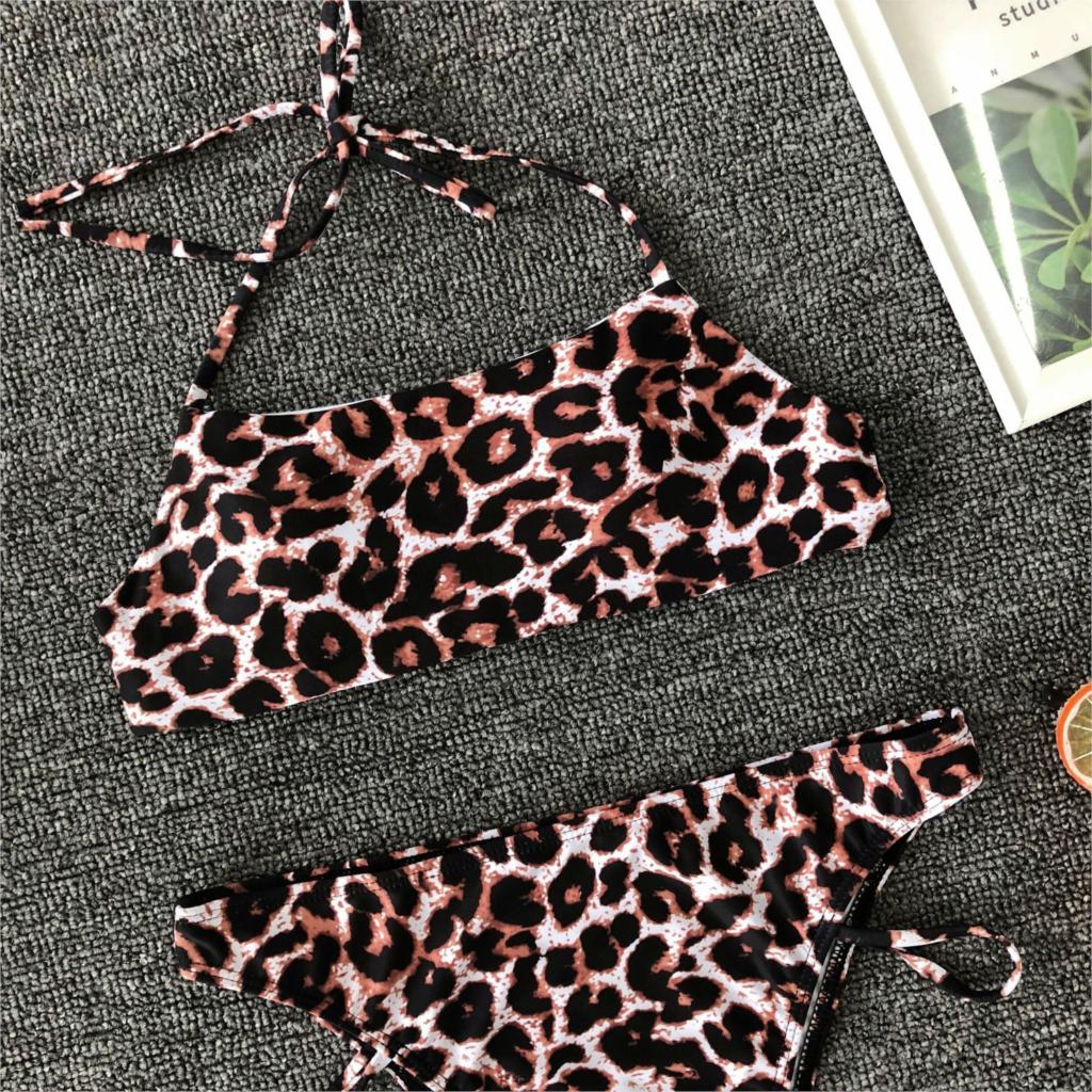 Back Lace Up Bikini Set Swimming Suit Women High Quality Two Piece Swimsuit Female Swimwear Hot Sale Beachwear Bathing Suits - Vimost Shop