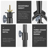 Backdrop Stand T-Shape Background Backdrops Support Kit: Adjustable Tripod Stand; Crossbar for Photo Studio, Photography - Vimost Shop