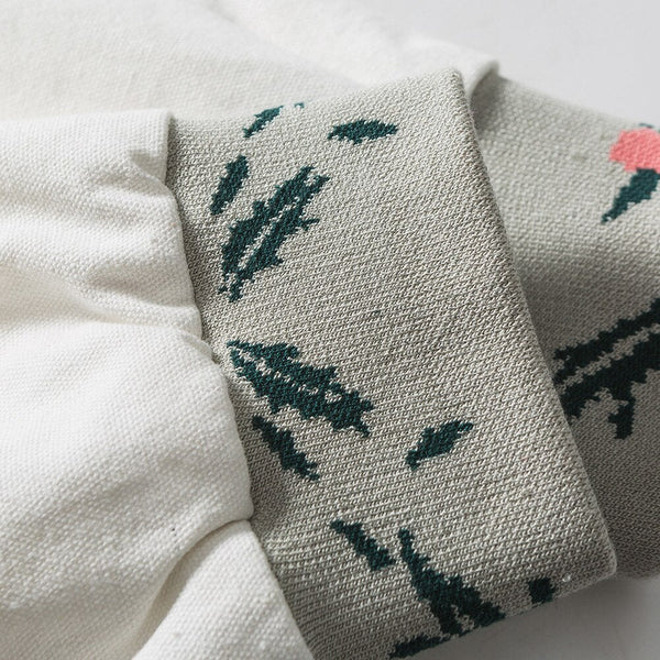 Baseball Jacket Men Flowers Letter Embroidery Color Block Patchwork Casual Harajuku High Street Bomber Coats Streetwear - Vimost Shop