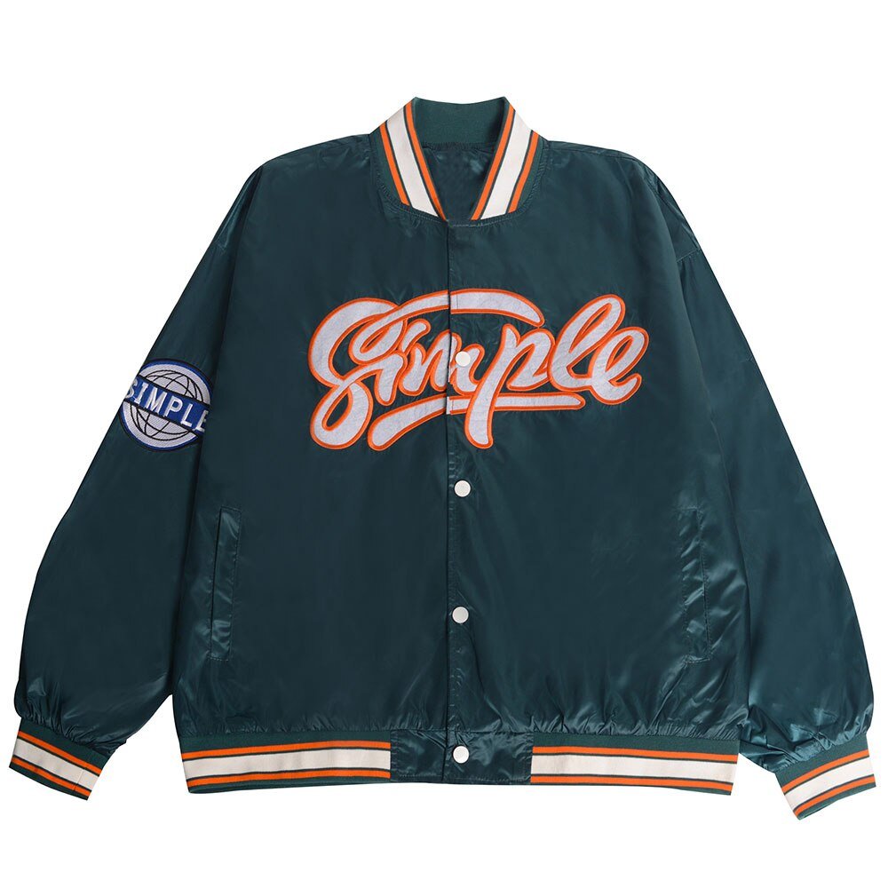 Baseball Jacket Men Letter Embroidery Patch Bomber Coats Autumn Oversized Vintage High Street Outwear Couple Streetwear - Vimost Shop