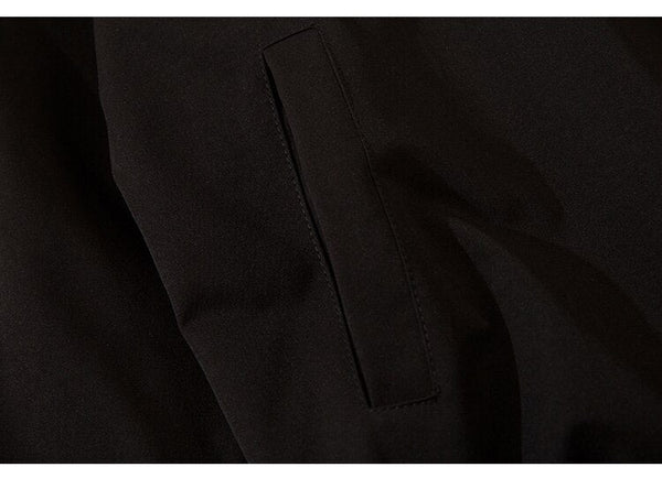 Baseball Jacket Men Star Letter Embroidery Patchwork Bomber Coats Autumn Retro Fashion High Street All-match Streetwear - Vimost Shop