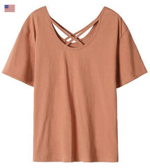 Basic Letter Print Women Crop Tops T-shirts, Autumn ELF Casual Daily Tee