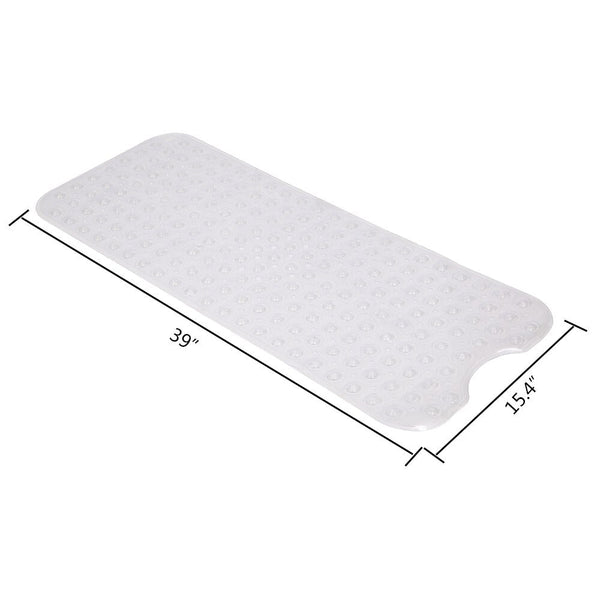 Bath Mats Bathroom Bathtub Non-slip Bath Mat with Suction Cups PVC 99*39cm Transparent U.S.Inventory - Vimost Shop