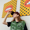 Bear Graphic Knit Pullover Women Casual Knitwear,Autumn V Neck Sleeveless Korean Ladies Basic Daily Sweater Vest - Vimost Shop