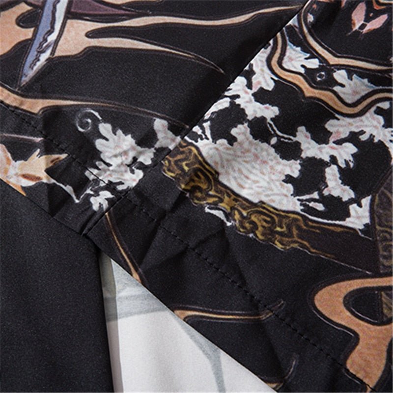 Beauty Samurai Traditional Kimono Japanese Anime Clothes Cardigan Cosplay Men Women Yukata Female Shirt Blouse - Vimost Shop
