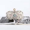 Beige Black Evening Clutch Bag Women Bags Wedding Shiny Handbags Bridal Metal Clutches Bag Chain Shoulder Bag - Vimost Shop