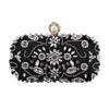 Beige Black Evening Clutch Bag Women Bags Wedding Shiny Handbags Bridal Metal Clutches Bag Chain Shoulder Bag - Vimost Shop