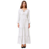 Belle Poque Women Dresses Long Sleeve Comfortable Rayon Renaissance Dresses Summer Maxi Dress Sexy Ruched Summer Autumn New Lady - Vimost Shop