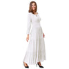 Belle Poque Women Dresses Long Sleeve Comfortable Rayon Renaissance Dresses Summer Maxi Dress Sexy Ruched Summer Autumn New Lady - Vimost Shop