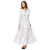 Belle Poque Women Dresses Long Sleeve Comfortable Rayon Renaissance Dresses Summer Maxi Dress Sexy Ruched Summer Autumn New Lady - Vimost Shop