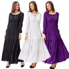 Belle Poque Women Dresses Long Sleeve Comfortable Rayon Renaissance Dresses Summer Maxi Dress Sexy Ruched Summer Autumn New Lady - Vimost Shop