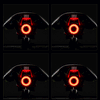 Bicycle Smart Auto Brake Sensing Light IPx6 Waterproof LED Charging Cycling Taillight Bike Rear Light Accessories Q5 - Vimost Shop