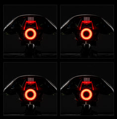 Bicycle Smart Auto Brake Sensing Light IPx6 Waterproof LED Charging Cycling Taillight Bike Rear Light Accessories Q5