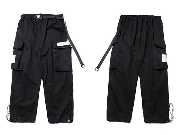 Big Pockets Male Harem Cargo Pants Harajuku Streetwear Sweatpants Hip Hop Casual Joggers Men Trousers Oversized - Vimost Shop