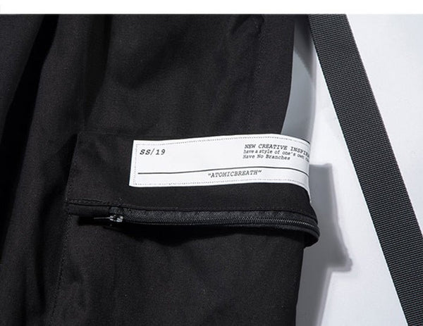 Big Pockets Male Harem Cargo Pants Harajuku Streetwear Sweatpants Hip Hop Casual Joggers Men Trousers Oversized - Vimost Shop