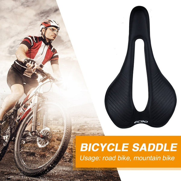 Bike Cushion Cycling Seat Nylon Fiber PU Leather Comfortable MTB Bicycle Saddle Portable Waterproof Cycling Elements - Vimost Shop